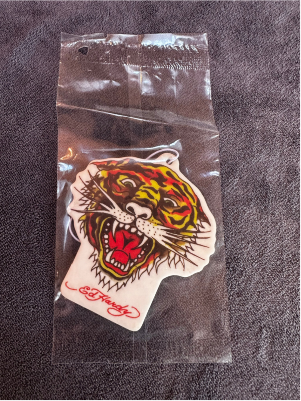 Men's Ed Hardy Tiger Air Freshener One Size White Yellow